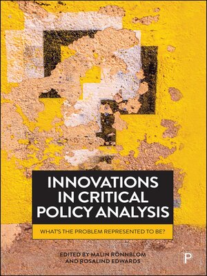 cover image of Innovations in Critical Policy Analysis